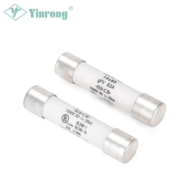 1000VDC 63A 14×65mm 태양광 PV 퓨즈 링크